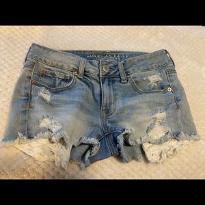 American eagle jean shorts